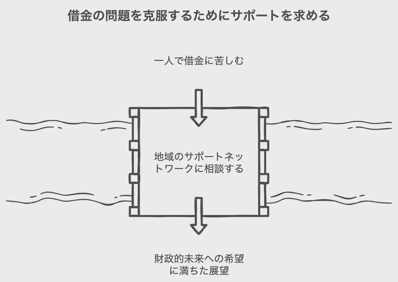 借金の問題は、一人で抱え込まないことが大切