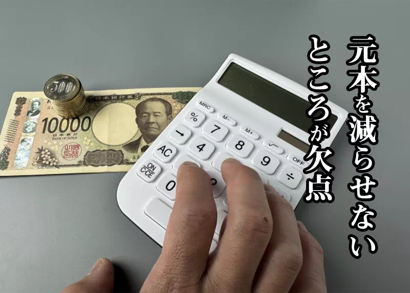 元本を減らすことはできない