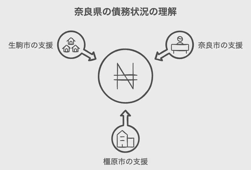 奈良県の債務状況の理解