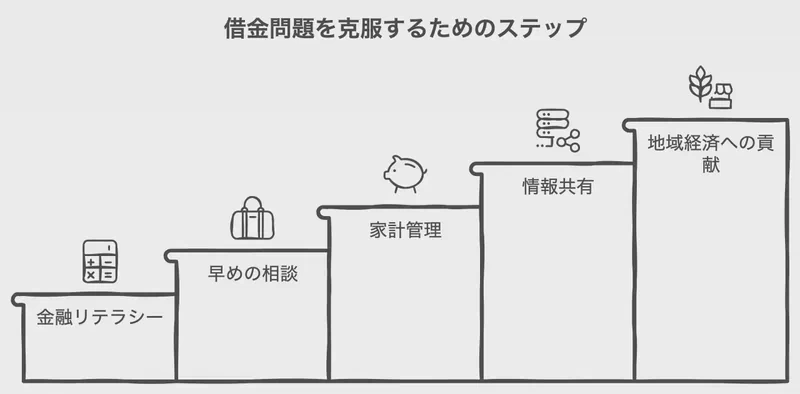 借金問題を克服するためのステップ