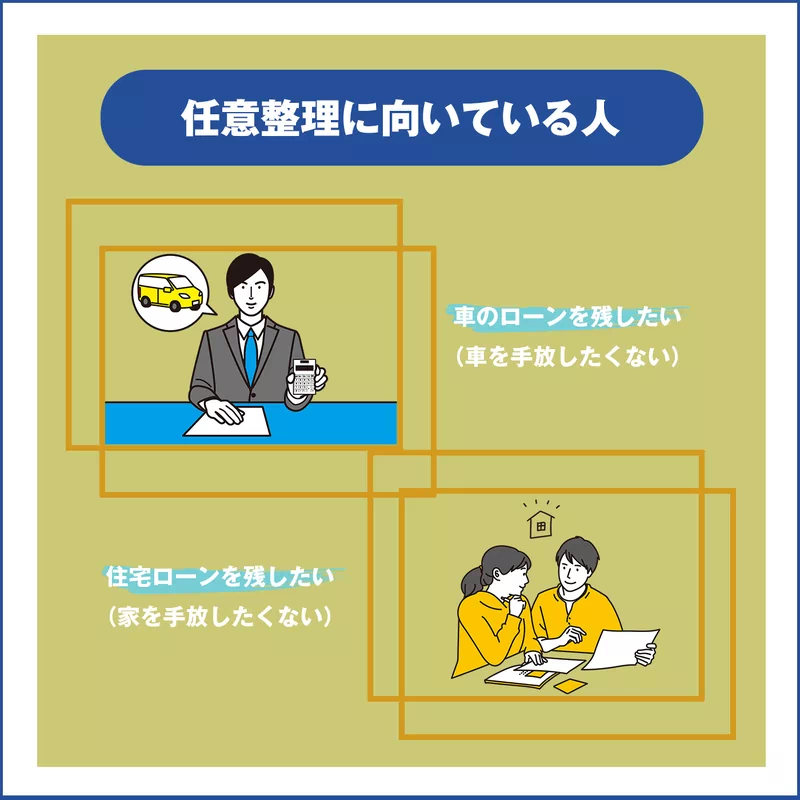 任意整理に向いている人