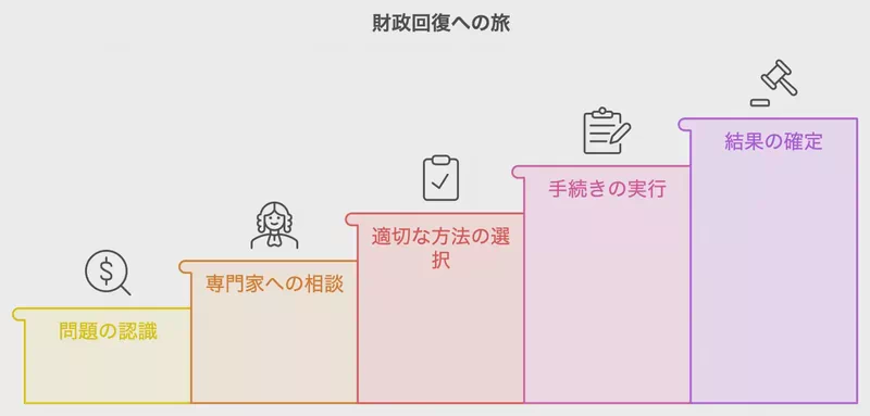 債務整理の流れを