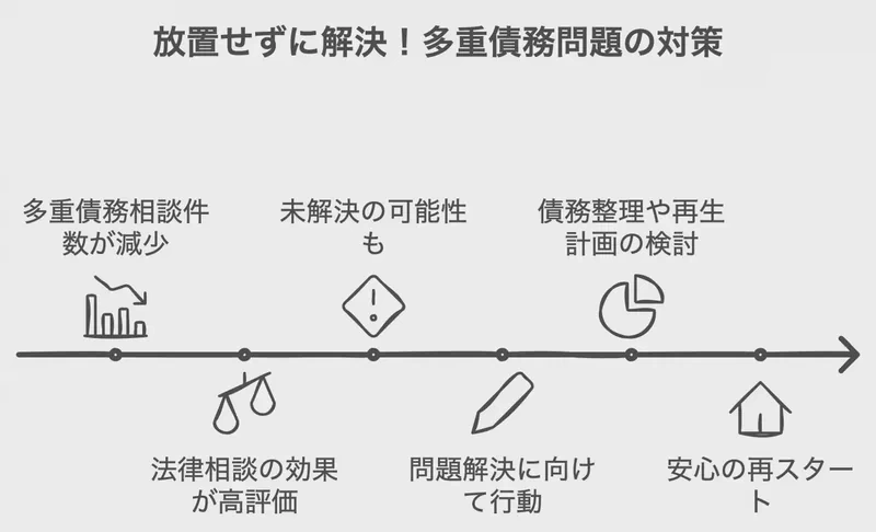 放置せずに解決!多重債務問題の対策