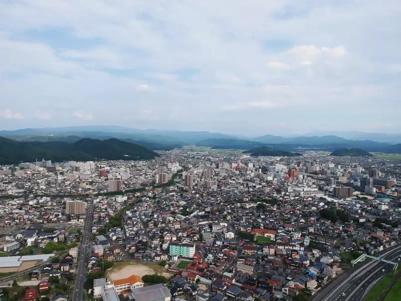 鳥取市街地