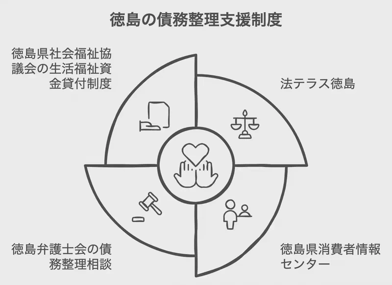 徳島県の債務整理支援制度